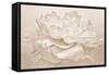 White Peony-Cora Niele-Framed Stretched Canvas