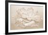 White Peony-Cora Niele-Framed Photographic Print