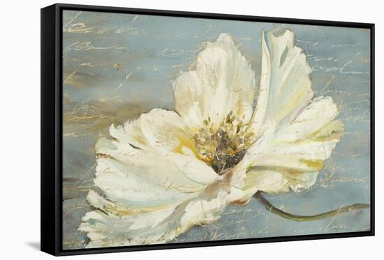 White Peony-Patricia Pinto-Framed Stretched Canvas