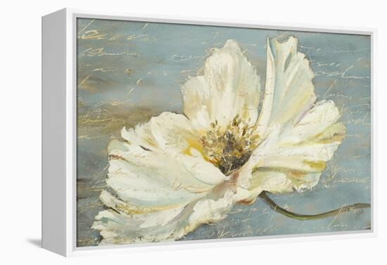 White Peony-Patricia Pinto-Framed Stretched Canvas