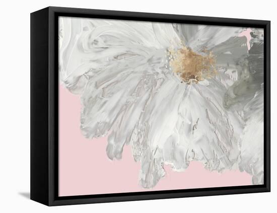 White Peony-Asia Jensen-Framed Stretched Canvas