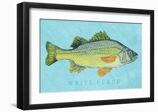 White Perch-John Golden-Framed Art Print