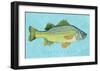 White Perch-John Golden-Framed Art Print