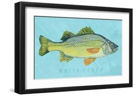 White Perch-John Golden-Framed Art Print