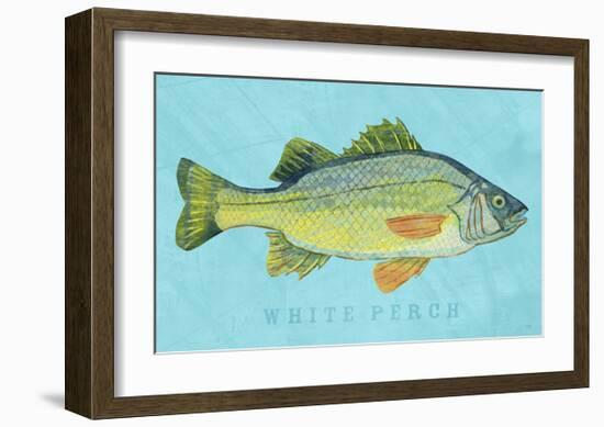 White Perch-John Golden-Framed Art Print