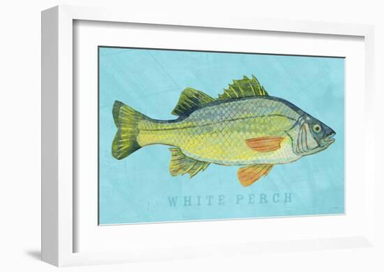 White Perch-John Golden-Framed Art Print