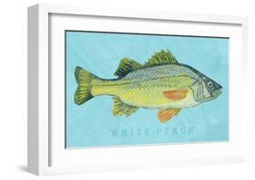 White Perch-John Golden-Framed Art Print