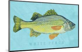 White Perch-John W^ Golden-Mounted Art Print