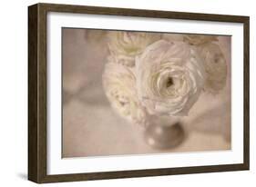 White Persian Buttercup Still Life-Cora Niele-Framed Photographic Print