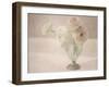 White Persian Buttercups Posy-Cora Niele-Framed Photographic Print