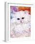 white persian cat,pets,family-sylvia pimental-Framed Art Print