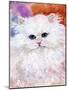 white persian cat,pets,family-sylvia pimental-Mounted Art Print