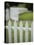 White Picket Fence-null-Stretched Canvas