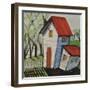 White Picket-Tim Nyberg-Framed Giclee Print