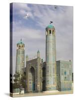 White Pigeons Fly Around the Shrine of Hazrat Ali, Mazar-I-Sharif, Afghanistan-Jane Sweeney-Stretched Canvas