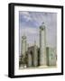 White Pigeons Fly Around the Shrine of Hazrat Ali, Mazar-I-Sharif, Afghanistan-Jane Sweeney-Framed Photographic Print