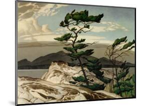 White Pine-A^ J^ Casson-Mounted Art Print