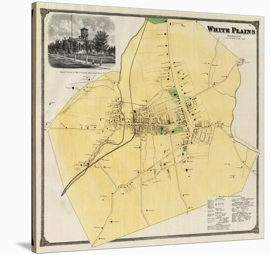 White Plains, New York, c.1868-Frederick W^ Beers-Stretched Canvas