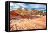 White Pocket Area of Vermilion Cliffs National Monument-lucky-photographer-Framed Stretched Canvas