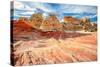 White Pocket Area of Vermilion Cliffs National Monument-lucky-photographer-Stretched Canvas