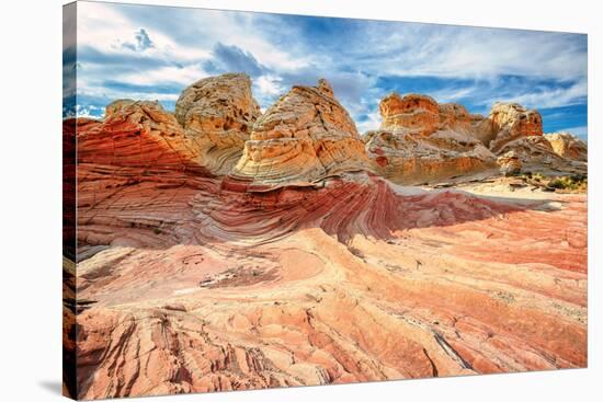 White Pocket Area of Vermilion Cliffs National Monument-lucky-photographer-Stretched Canvas