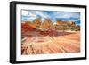 White Pocket Area of Vermilion Cliffs National Monument-lucky-photographer-Framed Photographic Print