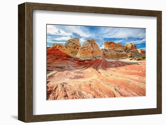 White Pocket Area of Vermilion Cliffs National Monument-lucky-photographer-Framed Photographic Print