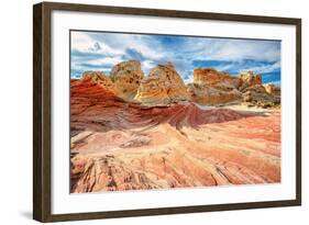 White Pocket Area of Vermilion Cliffs National Monument-lucky-photographer-Framed Photographic Print