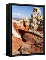 White Pocket, Vermilion Cliffs National Monument, Arizona, USA-Charles Crust-Framed Stretched Canvas