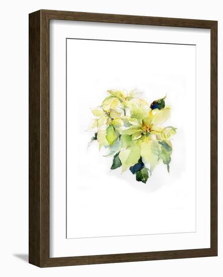 White Poinsettia, 2014-John Keeling-Framed Giclee Print