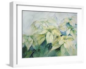 White Poinsettia-Karen Armitage-Framed Giclee Print