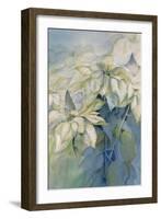 White Poinsettia-Karen Armitage-Framed Giclee Print