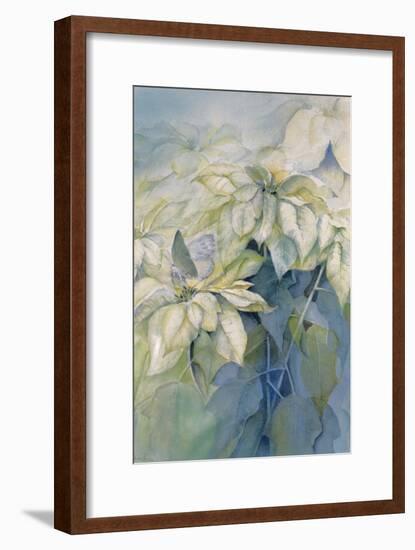 White Poinsettia-Karen Armitage-Framed Giclee Print