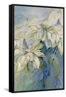White Poinsettia-Karen Armitage-Framed Stretched Canvas