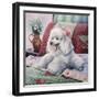 White Poodle-Jenny Newland-Framed Giclee Print