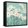 White Poppies 2-Olivia Long-Framed Stretched Canvas