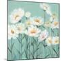 White Poppies 2-Olivia Long-Mounted Art Print