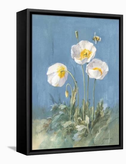 White Poppies II-Danhui Nai-Framed Stretched Canvas