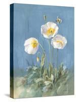 White Poppies II-Danhui Nai-Stretched Canvas