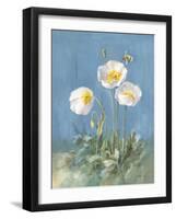 White Poppies II-Danhui Nai-Framed Art Print