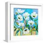 White Poppies-Peggy Davis-Framed Art Print