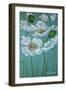 White Poppies-Cherie Roe Dirksen-Framed Giclee Print