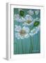 White Poppies-Cherie Roe Dirksen-Framed Giclee Print