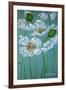 White Poppies-Cherie Roe Dirksen-Framed Giclee Print