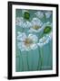 White Poppies-Cherie Roe Dirksen-Framed Giclee Print