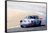 White Porsche 911 in Monterey Watercolor-NaxArt-Framed Stretched Canvas
