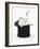 White Rabbit in a Black Top Hat-Mark Taylor-Framed Photographic Print