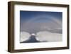 White rainbow over the ice, Arctic Ocean, Arctic, Norway, Scandinavia, Europe-G&M Therin-Weise-Framed Photographic Print