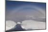 White rainbow over the ice, Arctic Ocean, Arctic, Norway, Scandinavia, Europe-G&M Therin-Weise-Mounted Photographic Print