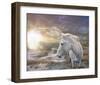 White Reflection-Steve Hunziker-Framed Art Print